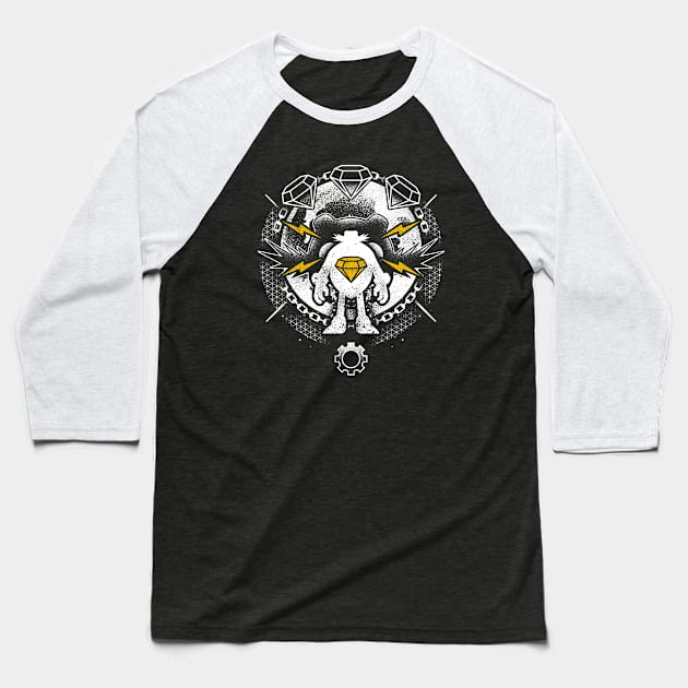 Robotic Moonlight Baseball T-Shirt by logozaste